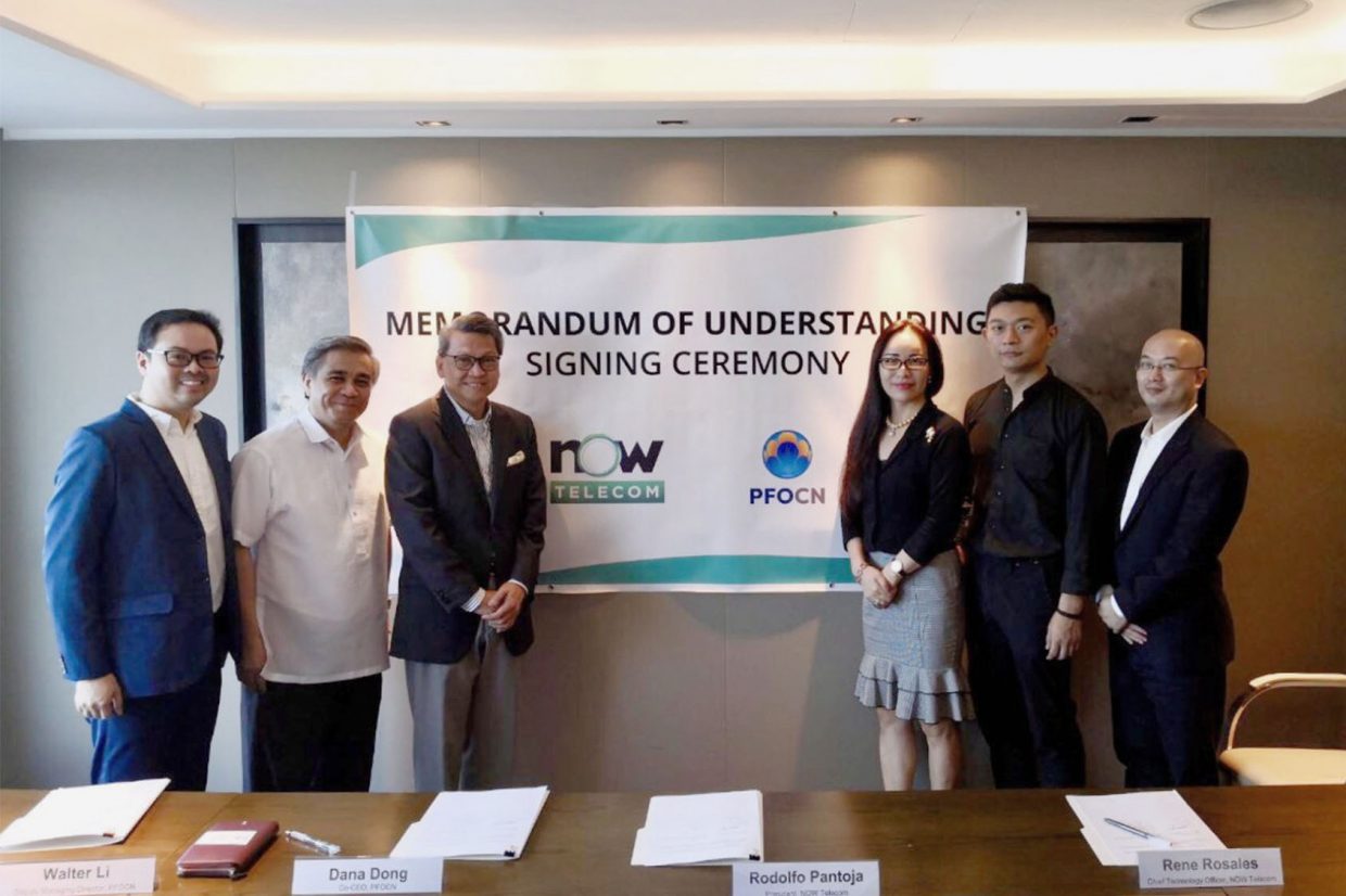 Now Telecom Executed A Memorandum Of Understanding With Philippine 